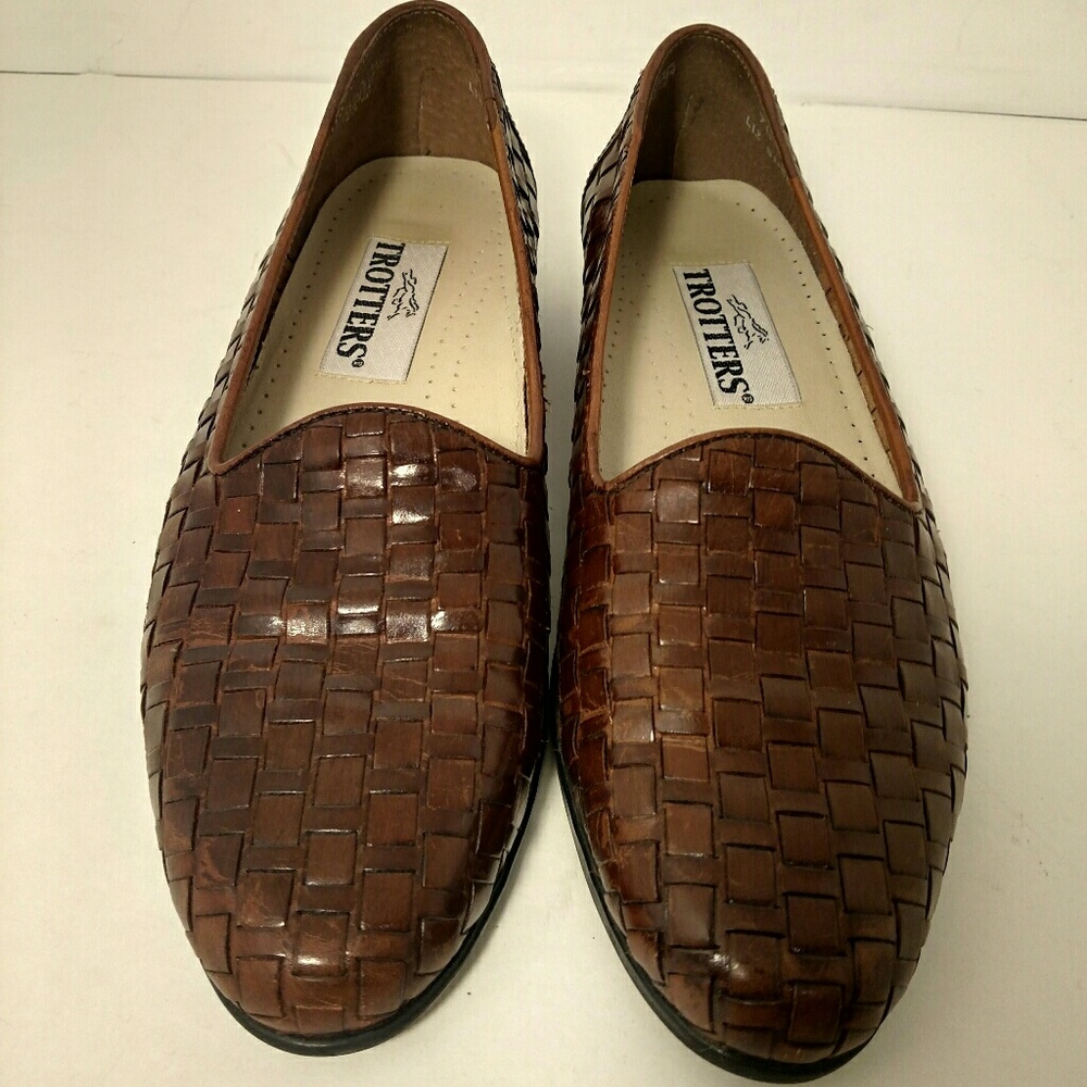 Trotters Liz Weave Slip On loafers Brown Size 7N